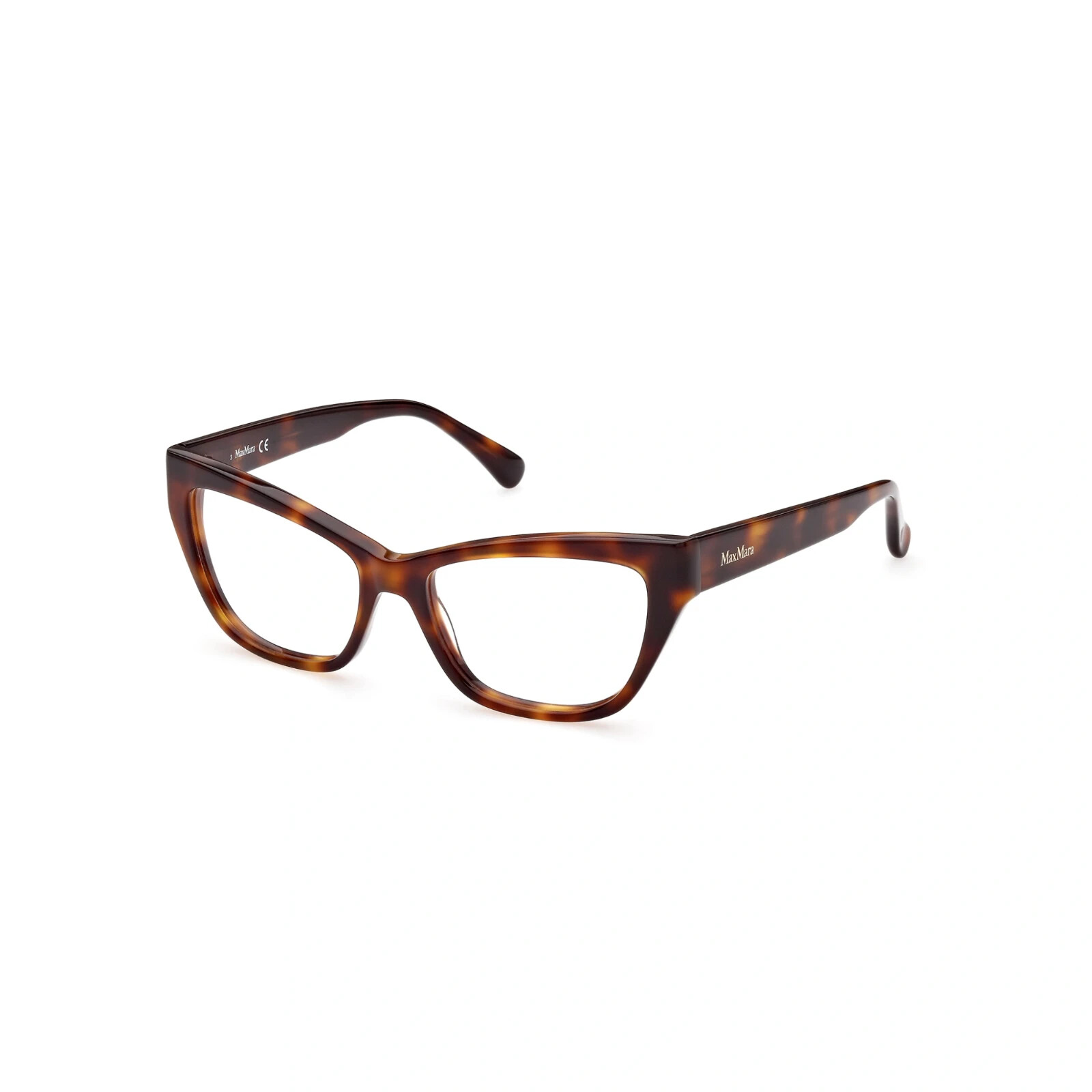 Max Mara MM5053 052 Havana Cat Eye Plastic Optical