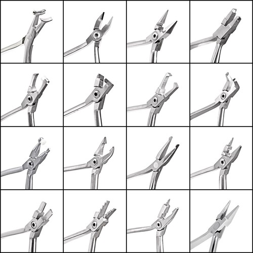 16Types Orthodontic Heavy Duty Hard Wire Cutter Pliers Dental