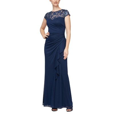 Женские платья Alex Evenings Длинное сетчатое платье