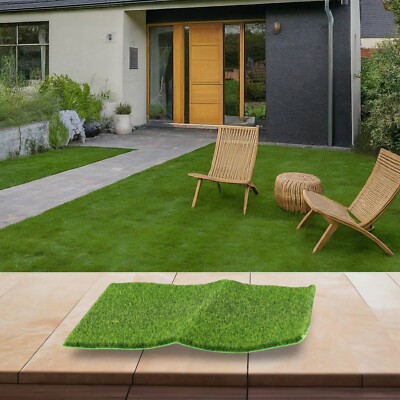 Artificial Grassland Simulation Moss Lawn Fake Green Grass Mat Carpet DIY New