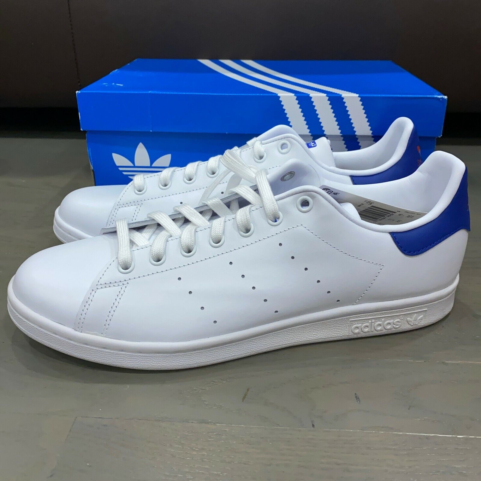 stan smith white red