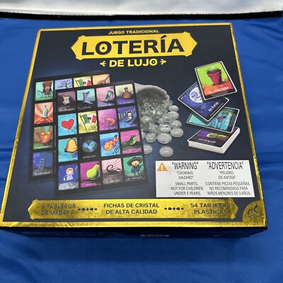 NEW LOTERIA DE LUJO BOARD GAME MEXICO EXCLUSIVE (DAMAGED BOX)