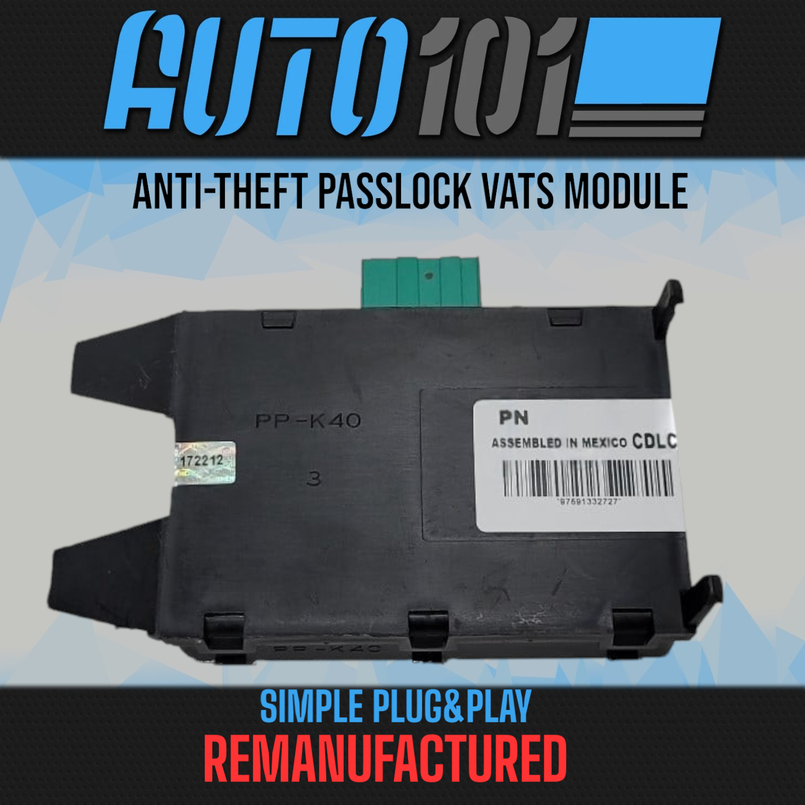 ✓ Rebuilt 98-00 CHEVY / GMC Truck 1500 Passlock VATS Module