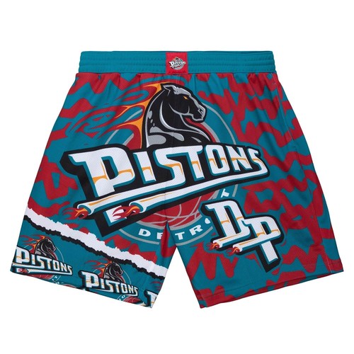 

MITCHELL - NESS NBA JUMBOTRON 2.0 СУБЛИМАЦИОННЫЕ ШОРТЫ DETROIT PISTONS, Teal