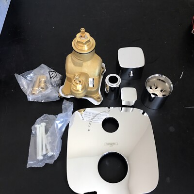 Hansgrohe PuraVida Thermostatic Valve Trim with Shut Off. 15775001. L2.