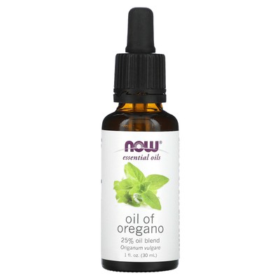 Now Foods Essential Oils Oil of Oregano 1 жидкая унция 30 мл All-Natural