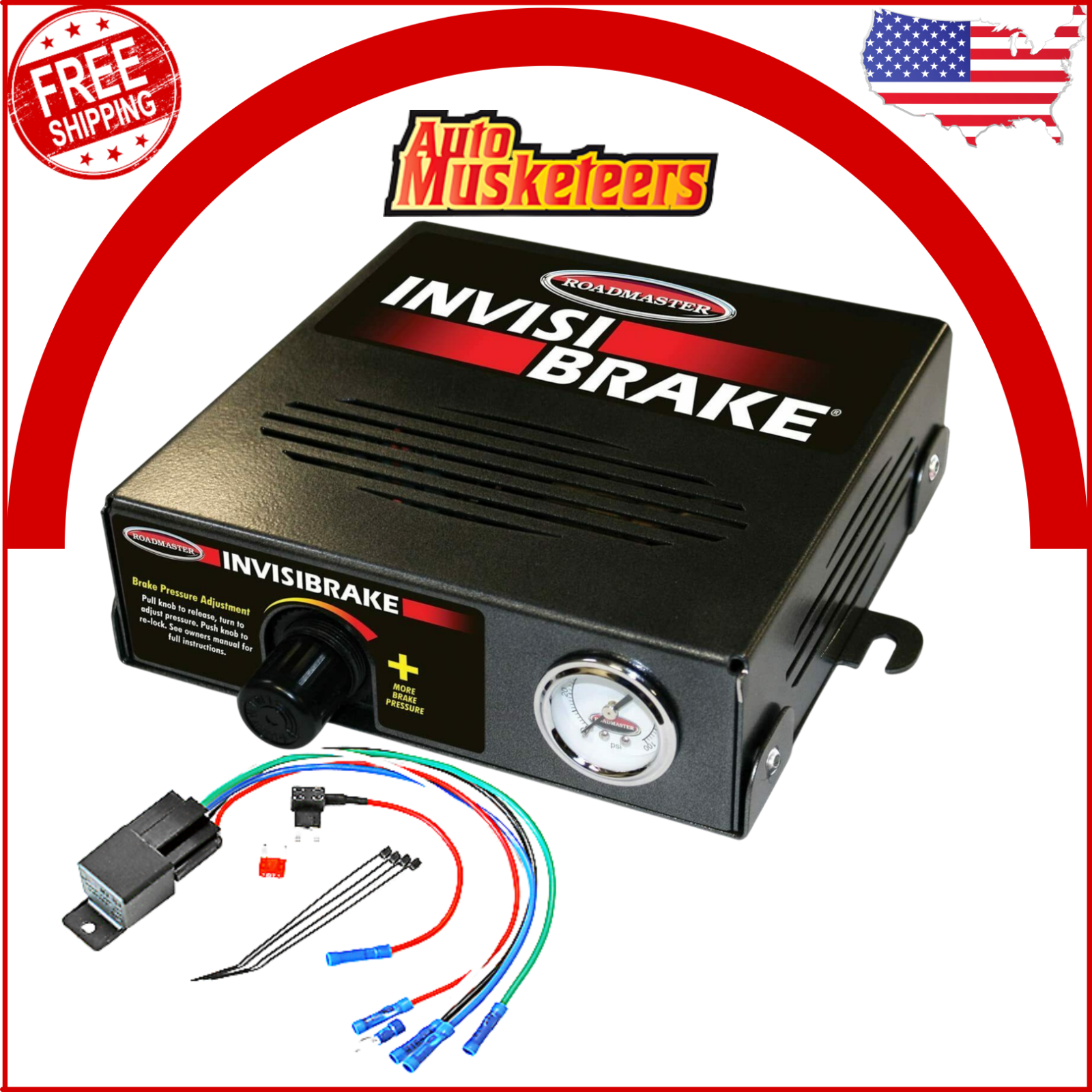 Roadmaster 8700 InvisiBrake Fully Automatic Braking System W/ Brake Light Relay