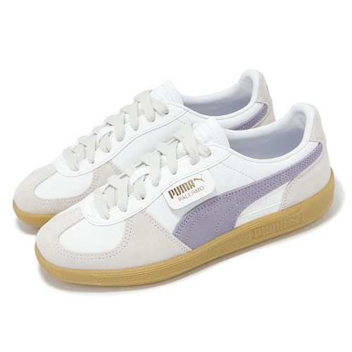 Puma Palermo Lth White Pale Plum Gum Men Unisex Casual