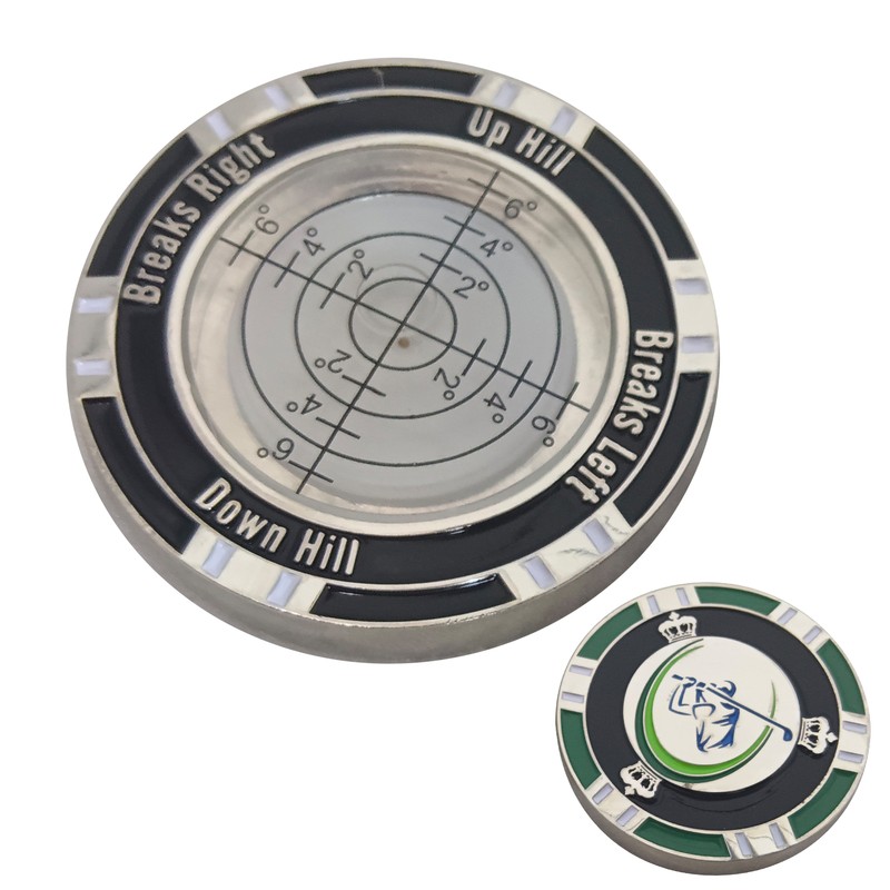 Golf Slope Meter Golf Ball Marker Level High Precision Golf Tools Leveler