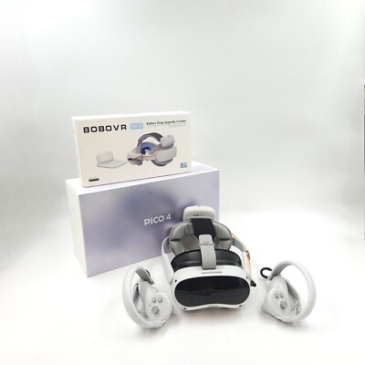 PICO4 128GB All-in-One VR Headset Glasses White Lightweight Wireless, EXCELLENT.