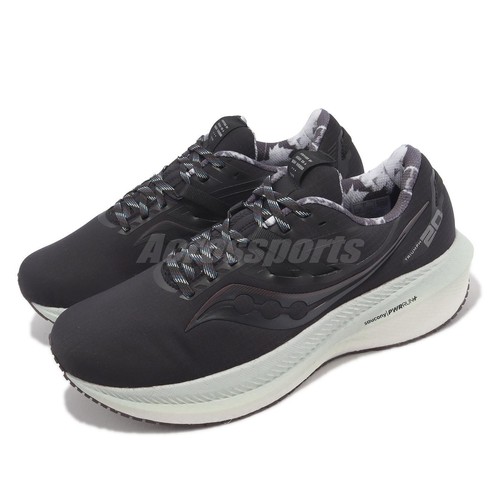 

Мужские кроссовки Saucony Triumph 20 Run Shield, черные, синие, белые, спортивная обувь для бега S20804-01, Черный, Triumph 20 Run Shield
