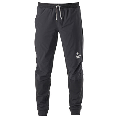 パンツ velence Black Cargo Pants 'Racing Race' CRONOS Athleisure Cargo Pants【BLACK】
