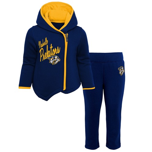 Флисовый комплект Outerstuff NHL Little Girls Nashville Predators All Game