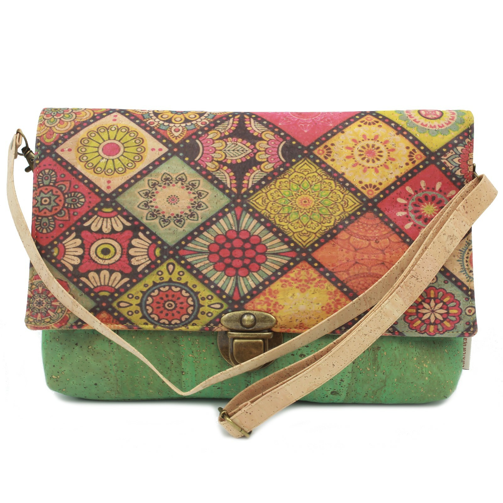 Details about / 100/% Natural Portuguese Cork Vegan Shoulder Bag Purse Made In Portugal