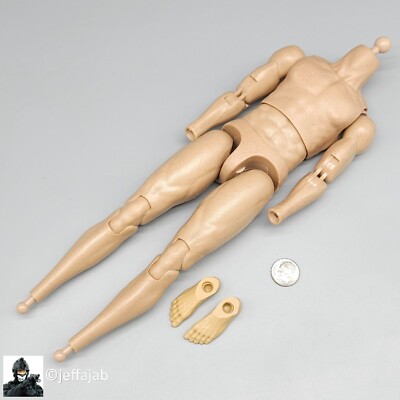 1:6 Easy & Simple Mk3Mod1 Male Nude Body w/ Feet for 12'' Figures