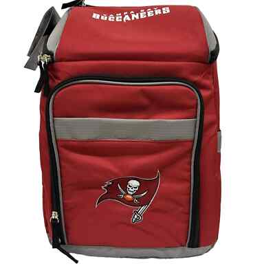 NWT Tampa Bay Buccaneers Rawlings NFL Soft-Sided Backpack Cooler 32-Can Capacity