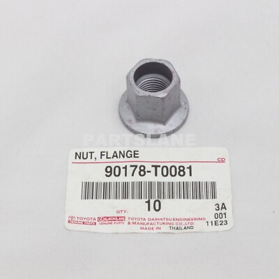 その他 tors 90178-T0081 Toyota OEM Genuine NUT(FOR FRONT SUSPENSION