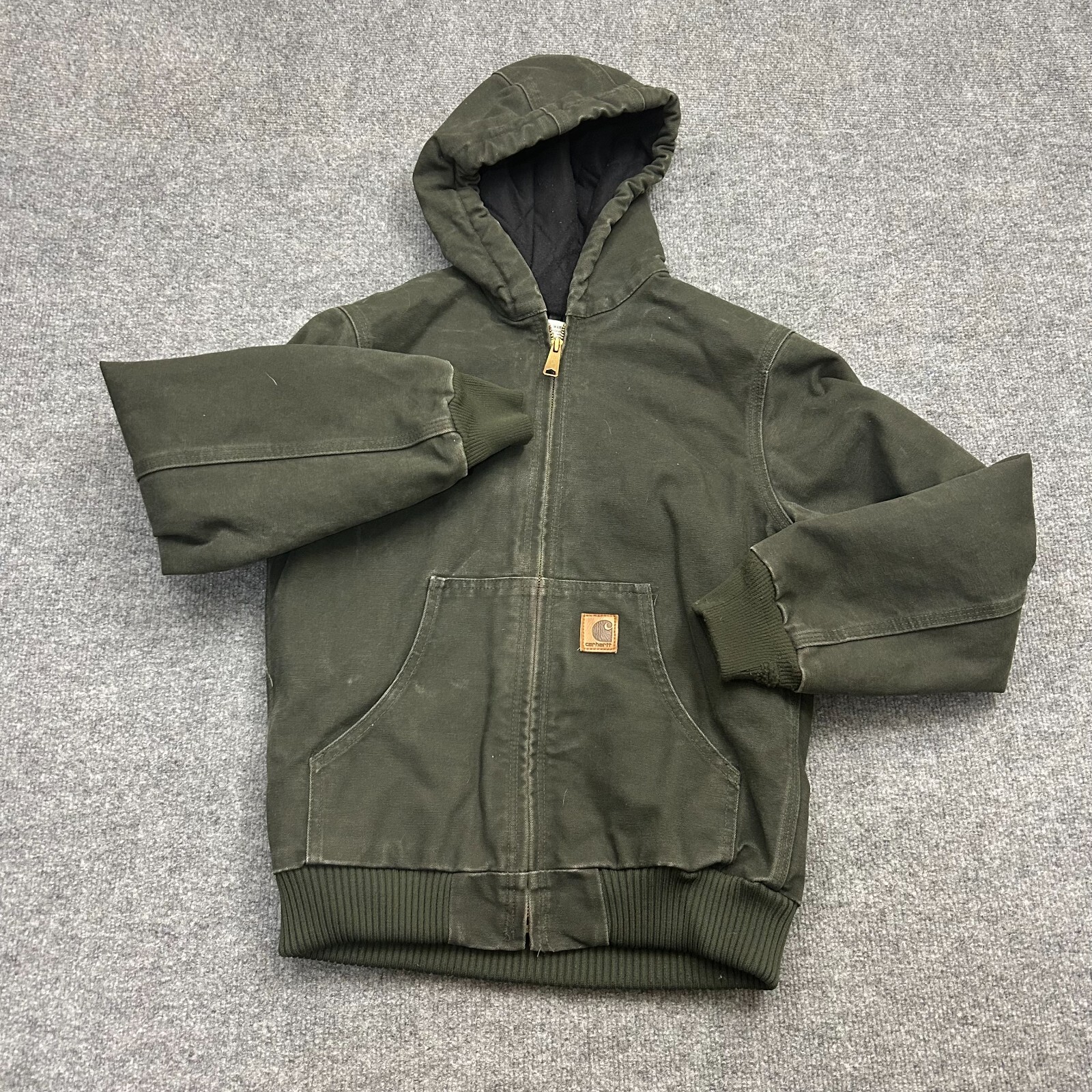 Carhartt Active Jacket モスグリーン kids L Carhartt