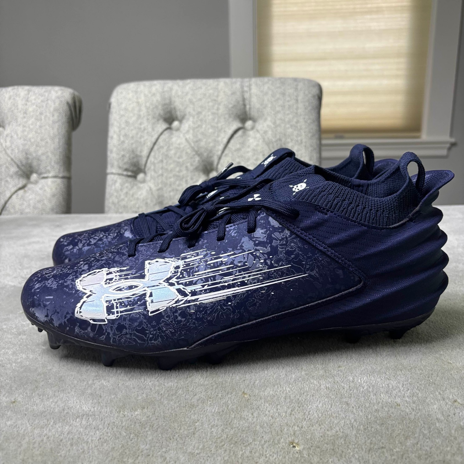 Under Armour Blur Smoke Suede 2.0 MC Midnight Navy Football