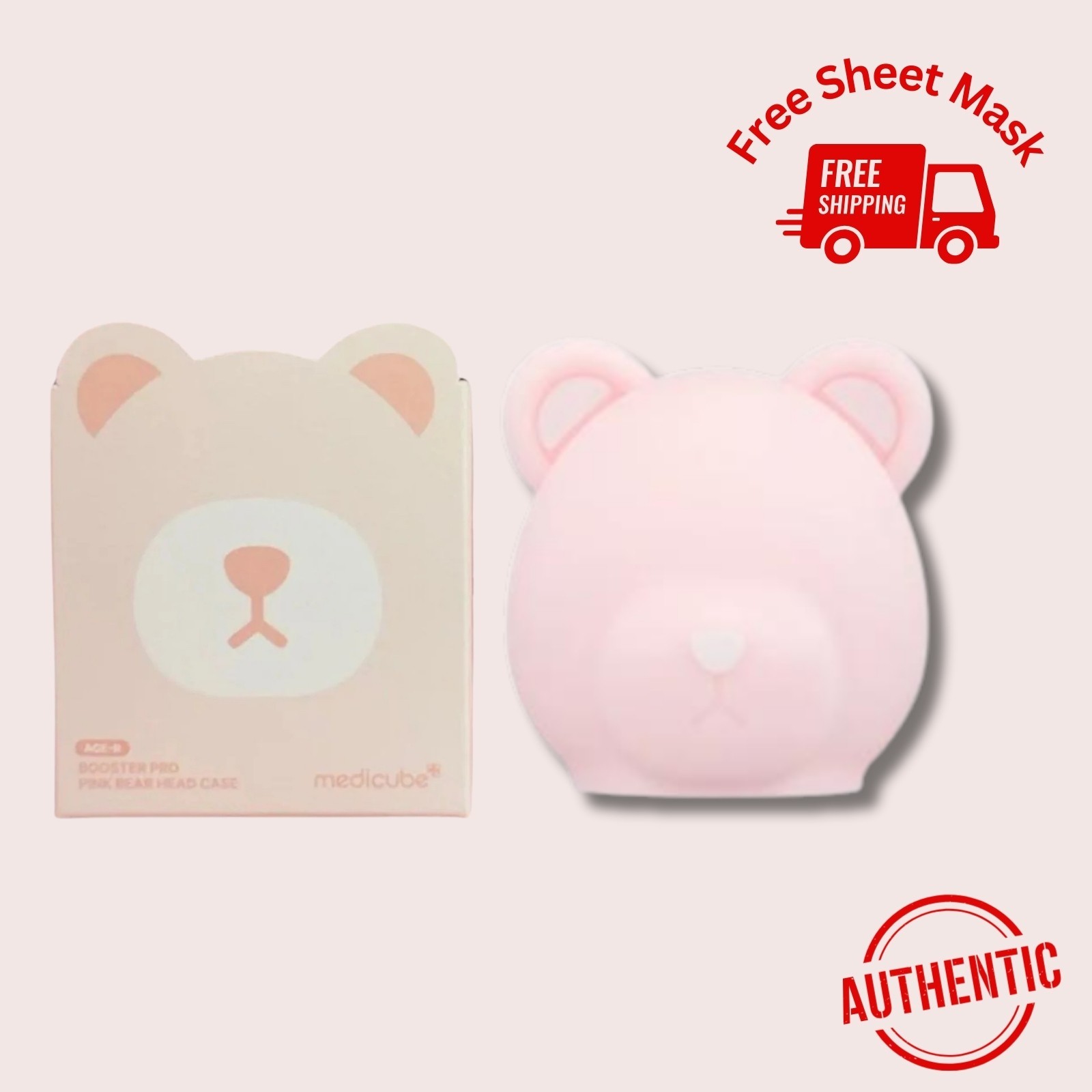 Medicube Booster Pro Pink Bear Head Case (1 pc) | eBay