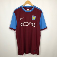 Aston Villa 2009 2010 Home football shirt soccer jersey ...