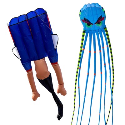 Octopus Kite for Adults and Kids Large & Beach Kite with Reel & 3D Large Leg ...