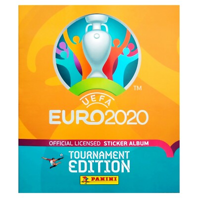 Panini UEFA EURO 2020/21 Tournament Edition Sticker Book ONLY No Stickers 