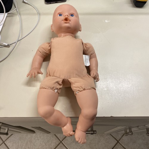 Circo Target 8” Mini Baby Doll Blue Eyes Cloth Body Vinyl Head Arms and Legs