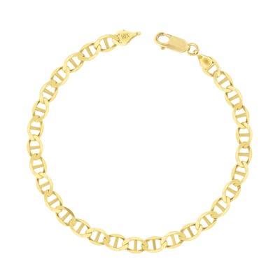 Nuragold 10k Yellow Gold Solid 5mm Mens 