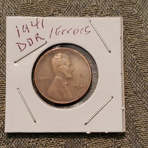 1941 Wheat Penny No Mint Mark Lincoln One Cent Coin with