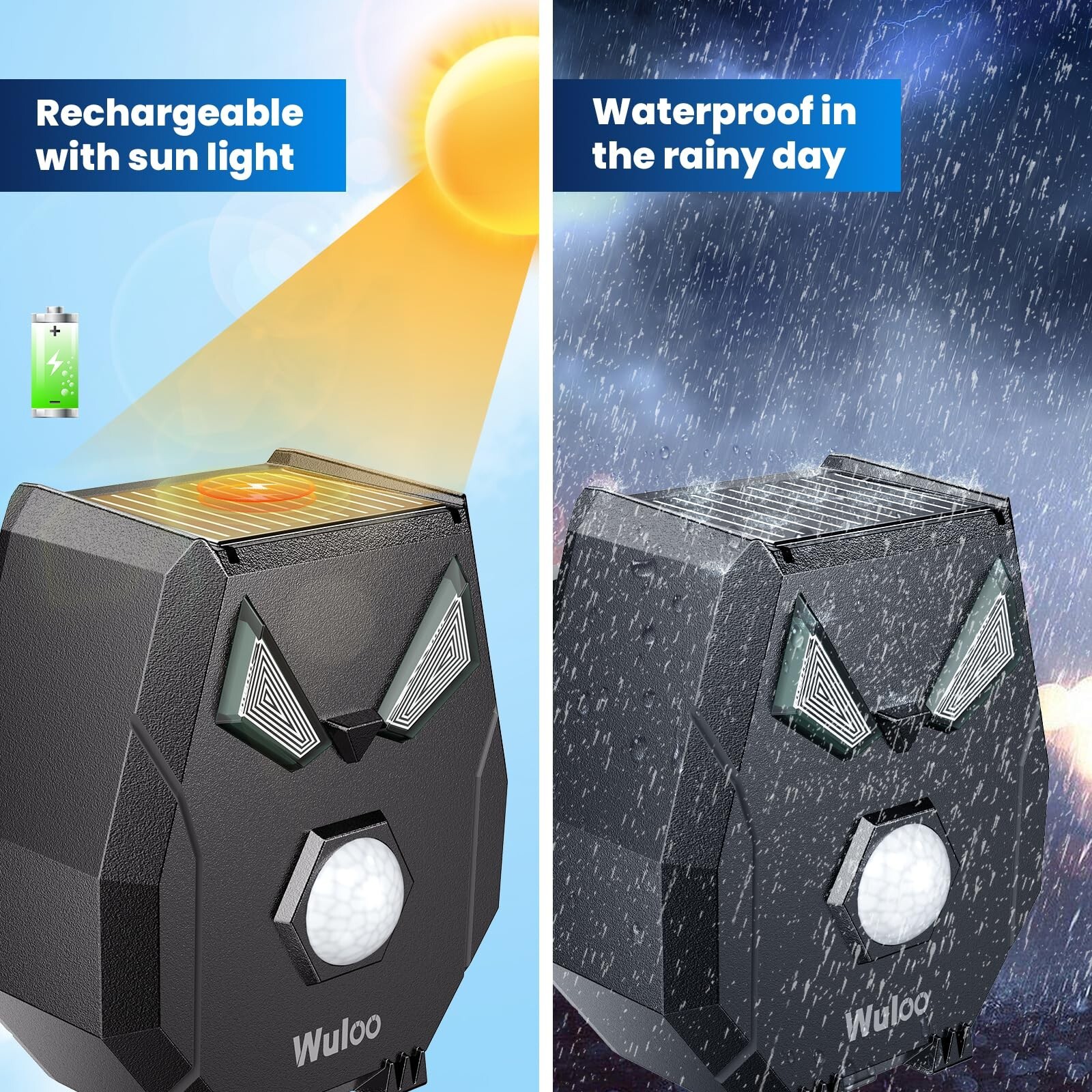 1/3 Mile Long Range Solar Driveway Alarms Wireless Outdoor Motion Sensors System