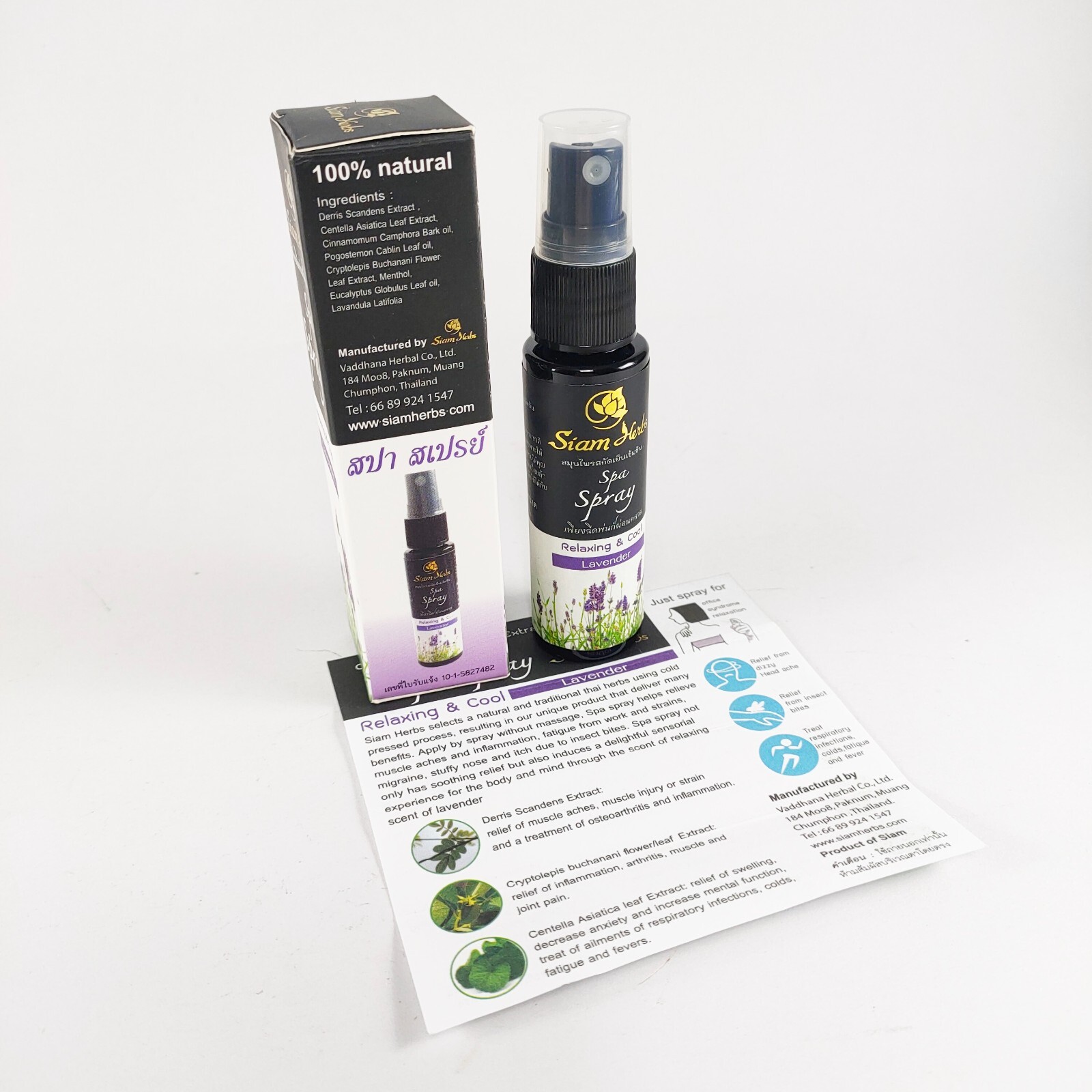 Dizziness Headache Migraine Pain Relax Muscles Anti Mosquito Spray Sprain Knee
