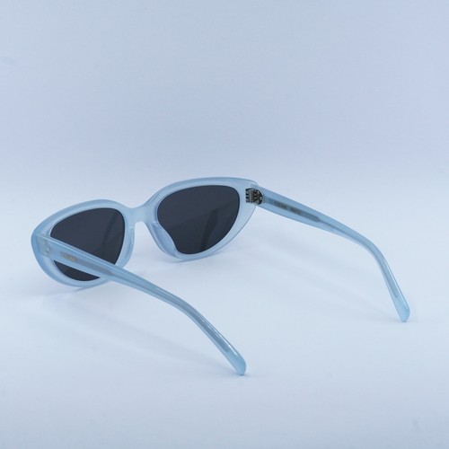 Pre-owned Celine Cl40220u 84a Opaline Light Blue/smoke 55-18-140 Sunglasses Authentic In Gray