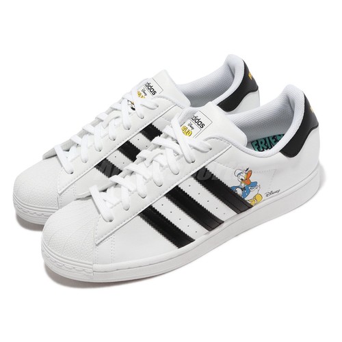 

Adidas Originals Superstar x Disney Белый Черный Мужская повседневная обувь унисекс GW9537, Superstar Hk