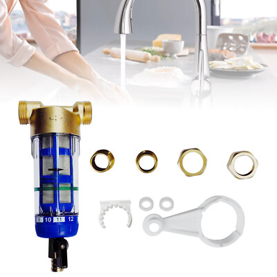 3/4'' Reusable Spin Down Filter Well Water Pre-Filter System Sediment Filter New