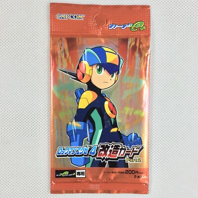 Rockman Exe 4 Mega Man e+ e-Reader Card Part 2 Sealed Pack Capcom Japan