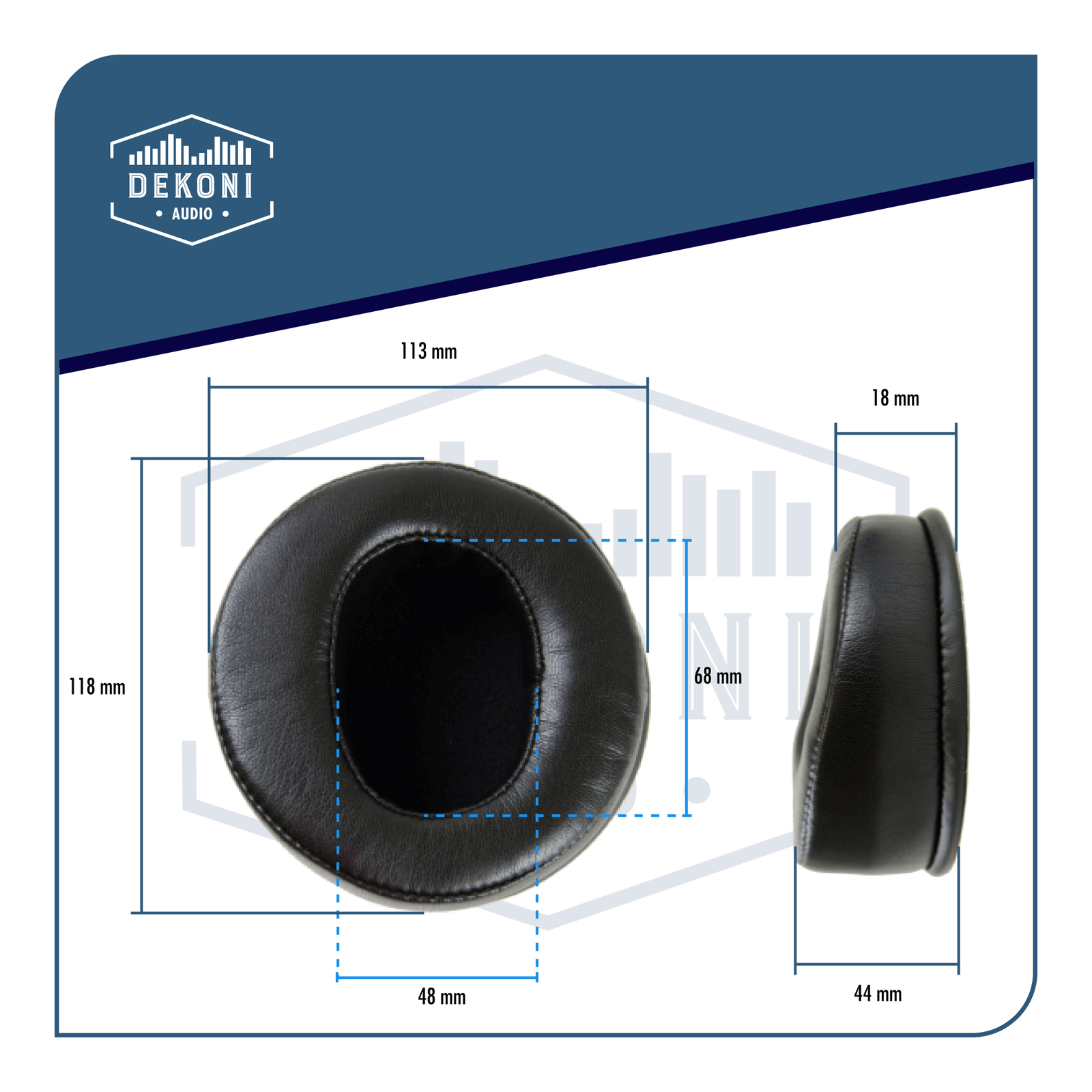 DEKONI AUDIO Choice Leather - Fit to Audeze LCD Series 2, 2C, 3, 4, 4Z, MX4, X