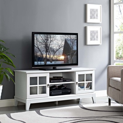 Media Entertainment Console In White