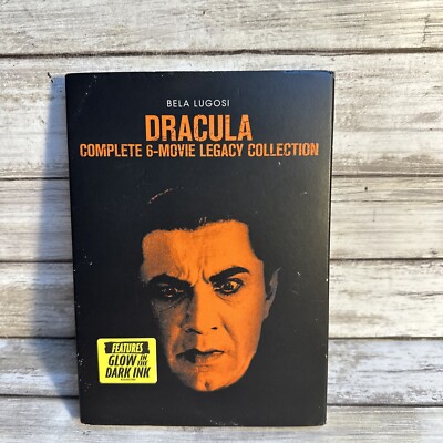 New Dracula Complete 6-Movie Legacy Collection (DVD) GLOW IN THE DARK Slipcover