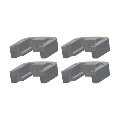 Vast Concepts MWKE-BM18GRA Milwaukee M18 Battery Mount - Gray (4 Pack)