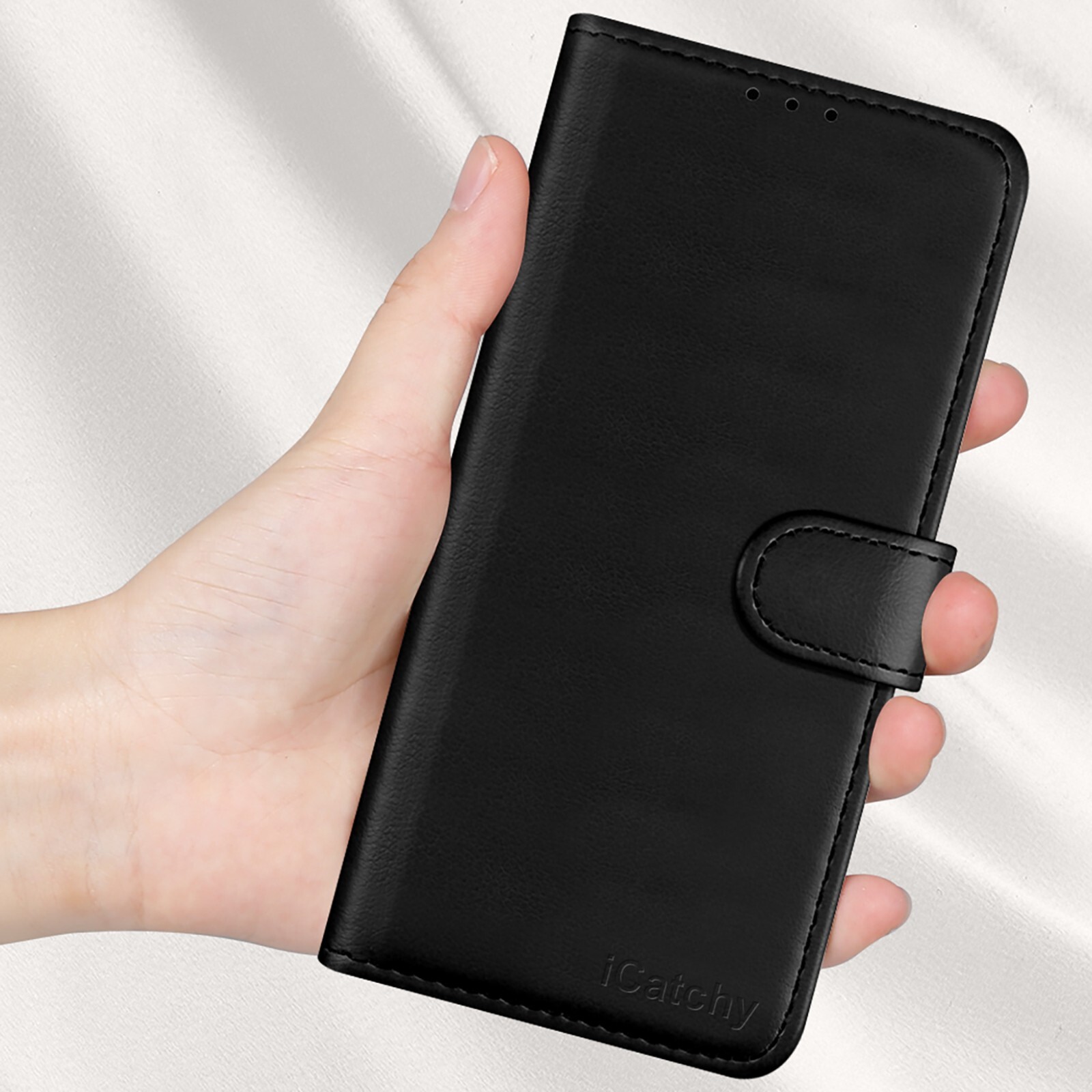 Handyhülle Für Motorola Moto E15 / G05 – Wallet Klapphülle Mit RFID-Schutz, Standfunktion & Kartenfach, Grün