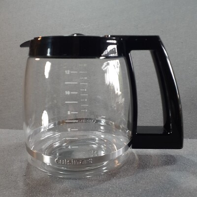 Cuisinart 12 Cup Coffee Carafe DCC-1200PRC Glass OEM NIB in Box Replacement