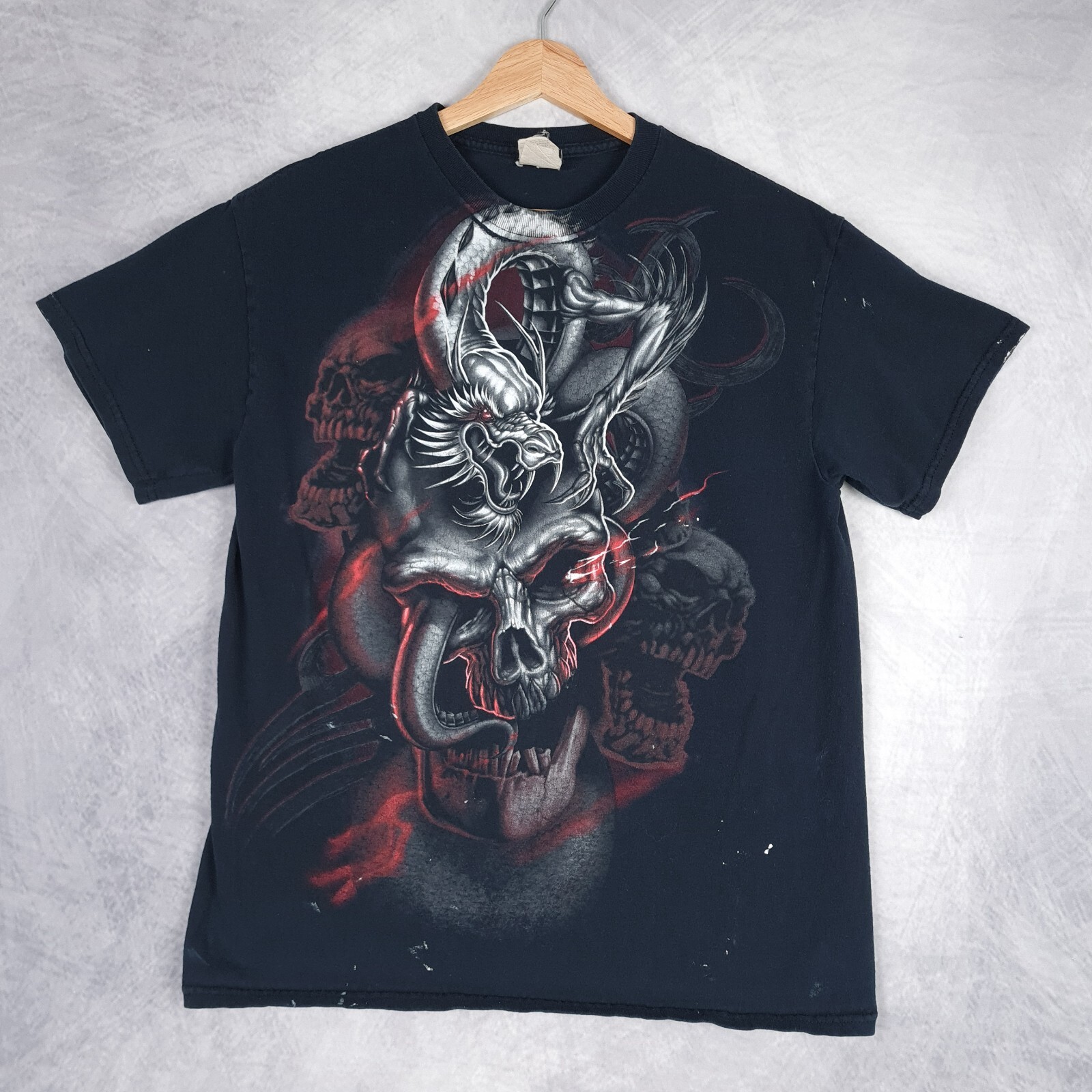 【送料込】GLAVIL スカル 十字架 DARK RED RUM 系 Y2K Mxiqqpltky Women's Y2K Short Sleeve Crew Neck T-Shirts Skull