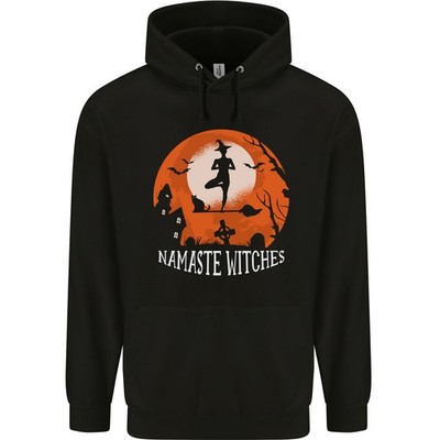 Namaste Sorcières Sweat À Capuche Pour Hommes Funny Halloween 80% Coton
