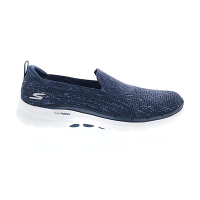 Skechers Go Walk 6 Valerie 124532 Женские синие парусиновые кроссовки для ходьбы 7.5