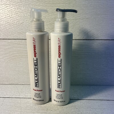 Lot of 2- Paul Mitchell Express Style Fast Form Cream  Gel 6.8 fl oz