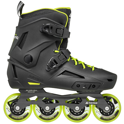 Rollerblade Lightning Inline Skates Inliner Inlineskates Black/Lime 80mm/85A
