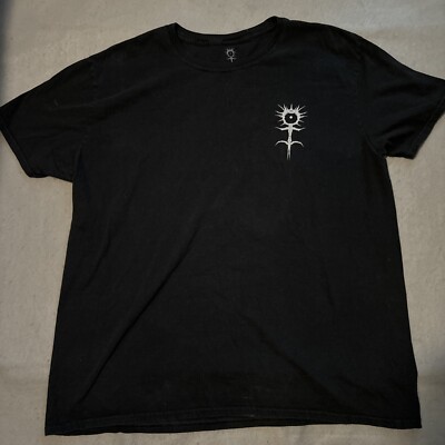 Ghostmane Shirt Black It Only Hurts When I Breathe XL Short Sleeve