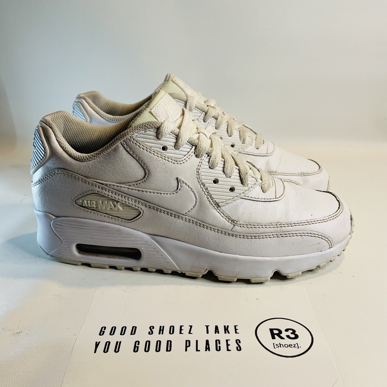 Nike Air Max 90 Triple White Sneakers 