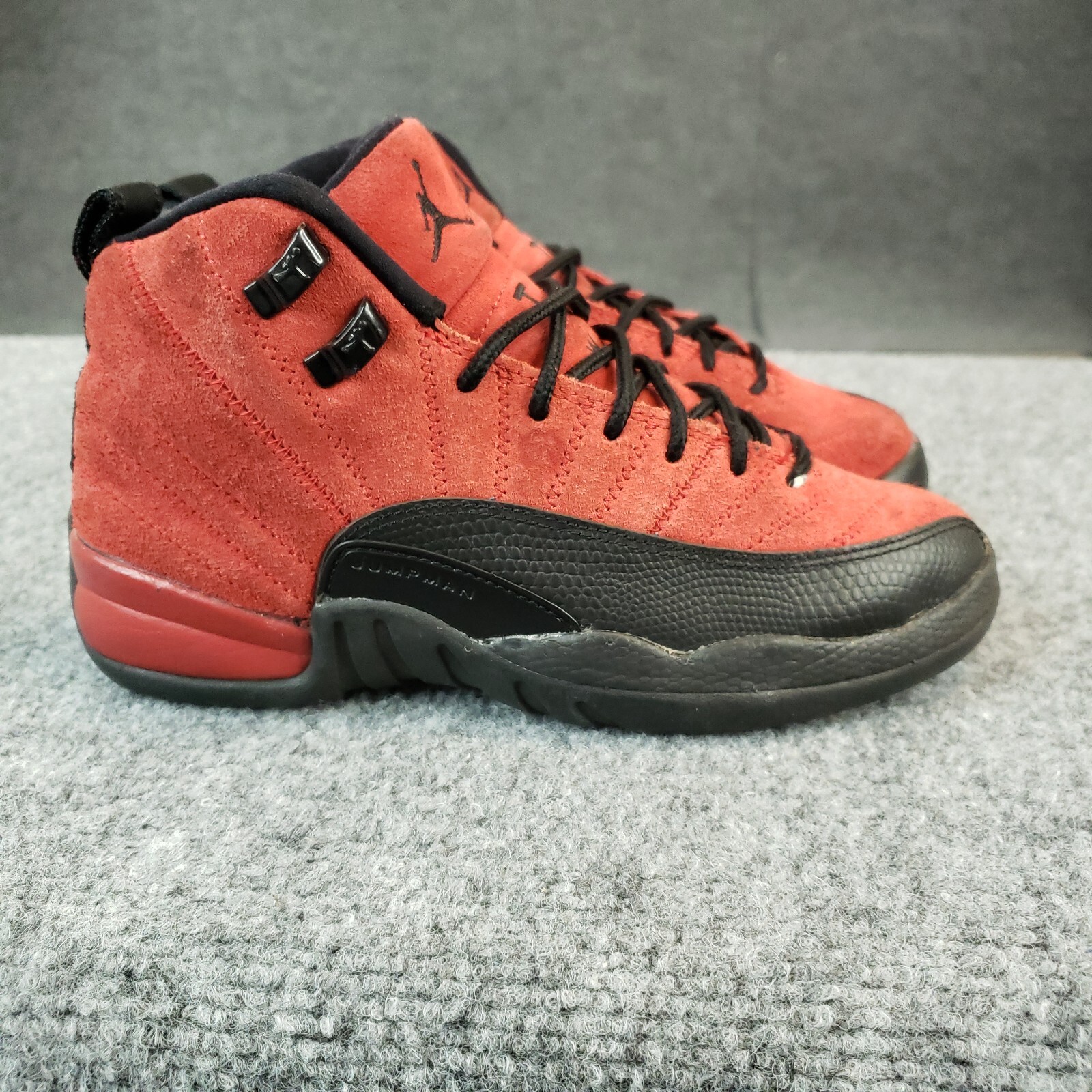 Nike Air Jordan 12 Retro Reverse Flu Game Shoes Youth 4 Red Nike Air Jordan 12 Retro Reverse Flu Game Shoes Youth 4 Red